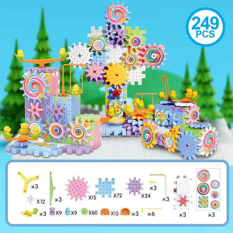 263-Piece Kids Building Blocks Kit – Hours of Screen-Free Fun