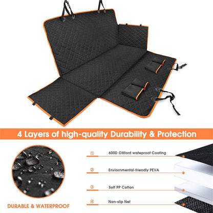 Waterproof Dog Car Seat Cover – Protect Your Car, Stress-Free Drives