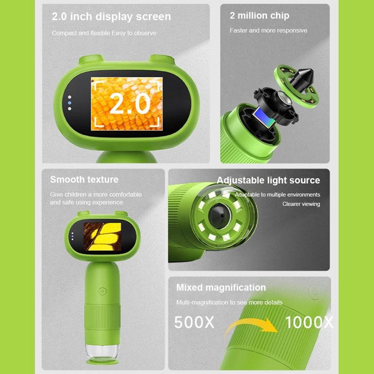 Handheld Kids Microscope – Turn Curiosity Into Discovery