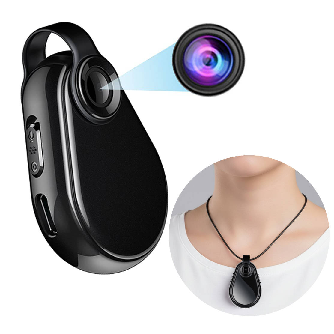 Hidden Camera Necklace – Discreet Recording You Can Wear