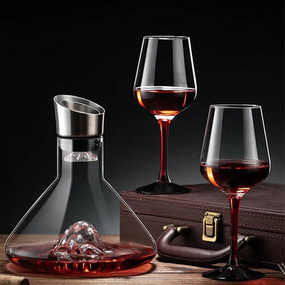 Crystal Glass Wine Decanter – Smoother Sips, Instantly