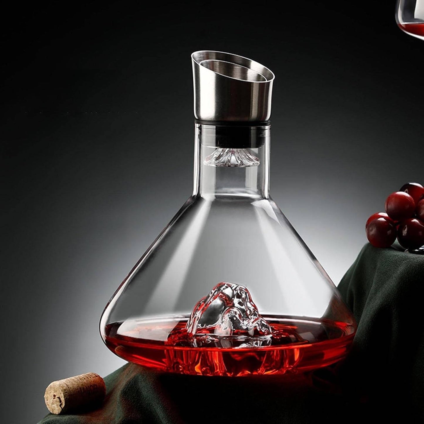 Crystal Glass Wine Decanter – Smoother Sips, Instantly
