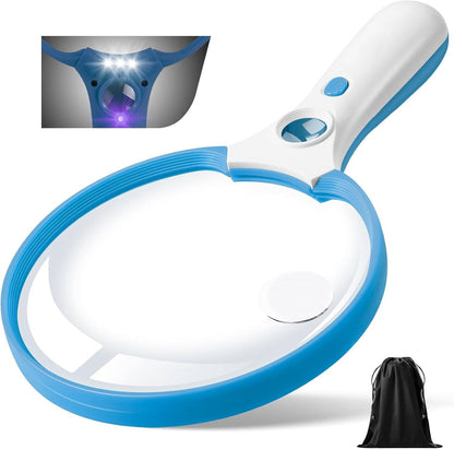Large Lighted Magnifying Glass – See Every Detail Clearly