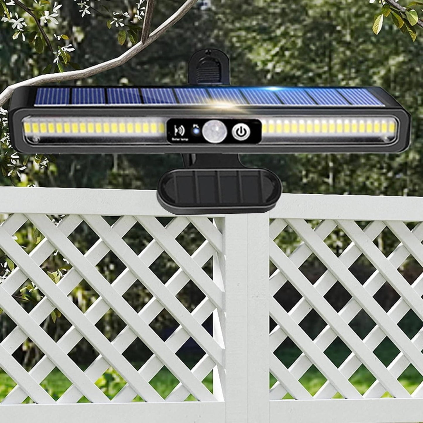 Solar Fence Lights (2-Set) – Effortless Outdoor Lighting