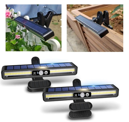 Solar Fence Lights (2-Set) – Effortless Outdoor Lighting