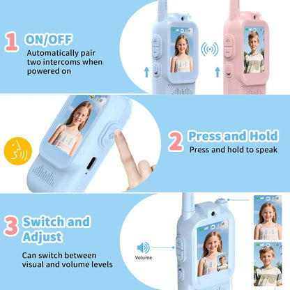 Kids Video Walkie Talkies – See, Talk, Explore Together