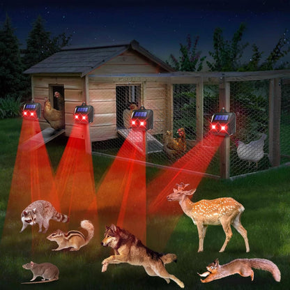 2-Pack Solar Ultrasonic Animal Repellent – Keep Pests Out, Chemical-Free