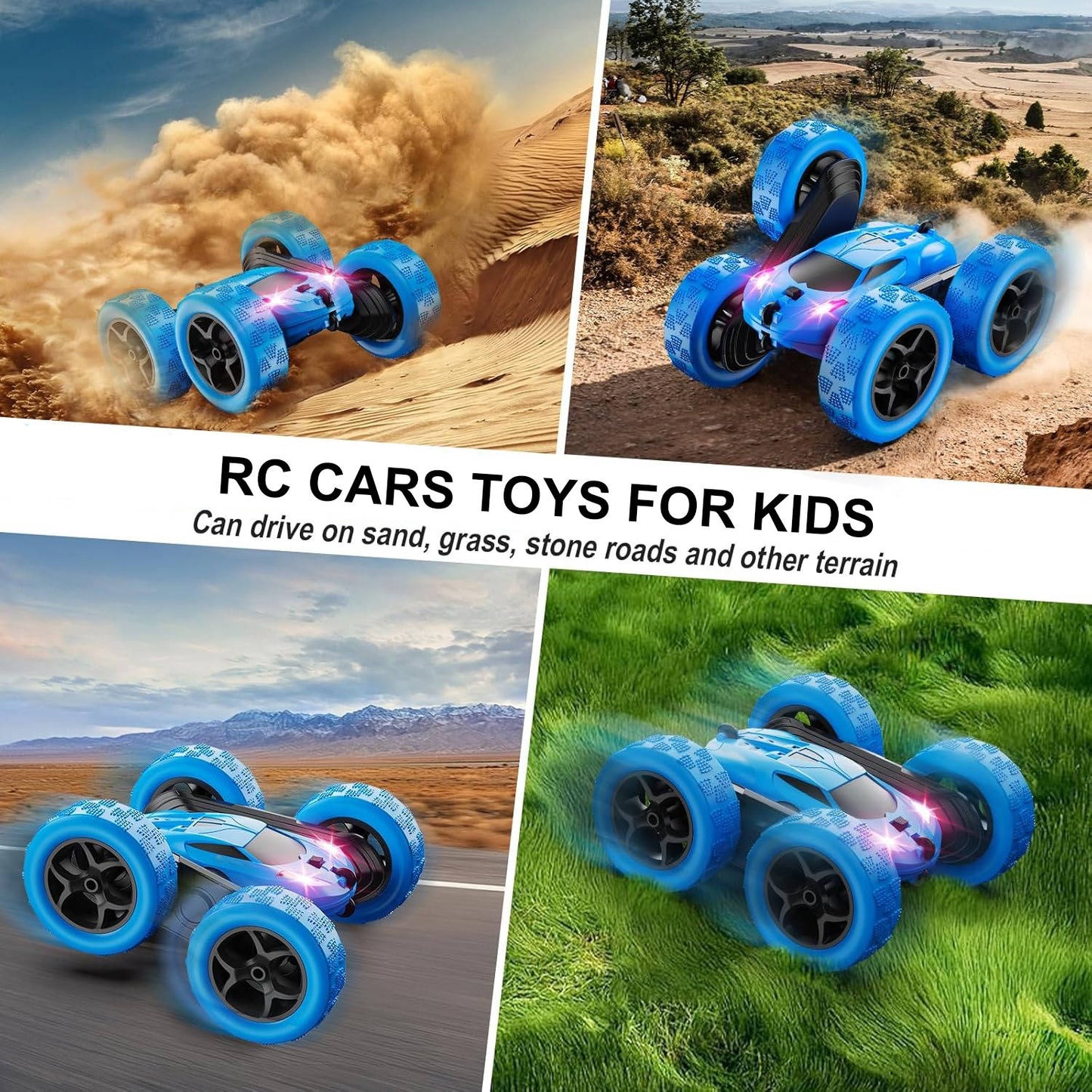 LED RC Stunt Car with 360° Flips – The RC Car That Never Quits