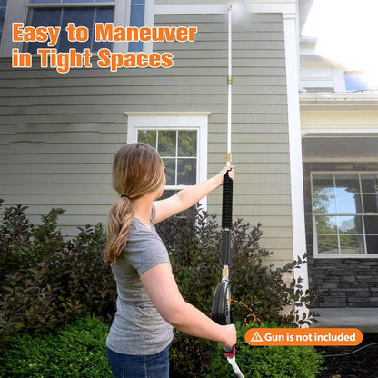 Telescoping Pressure Washer Extension Wand – Tackle the Toughest Spots from the Ground