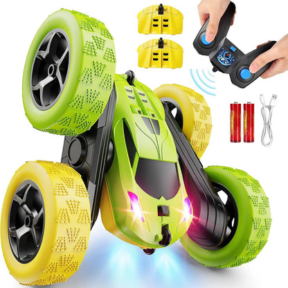 LED RC Stunt Car with 360° Flips – The RC Car That Never Quits
