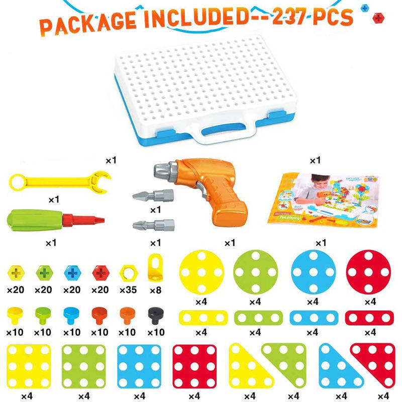 237-Piece Building Toy Set – Hours of Hands-On Fun