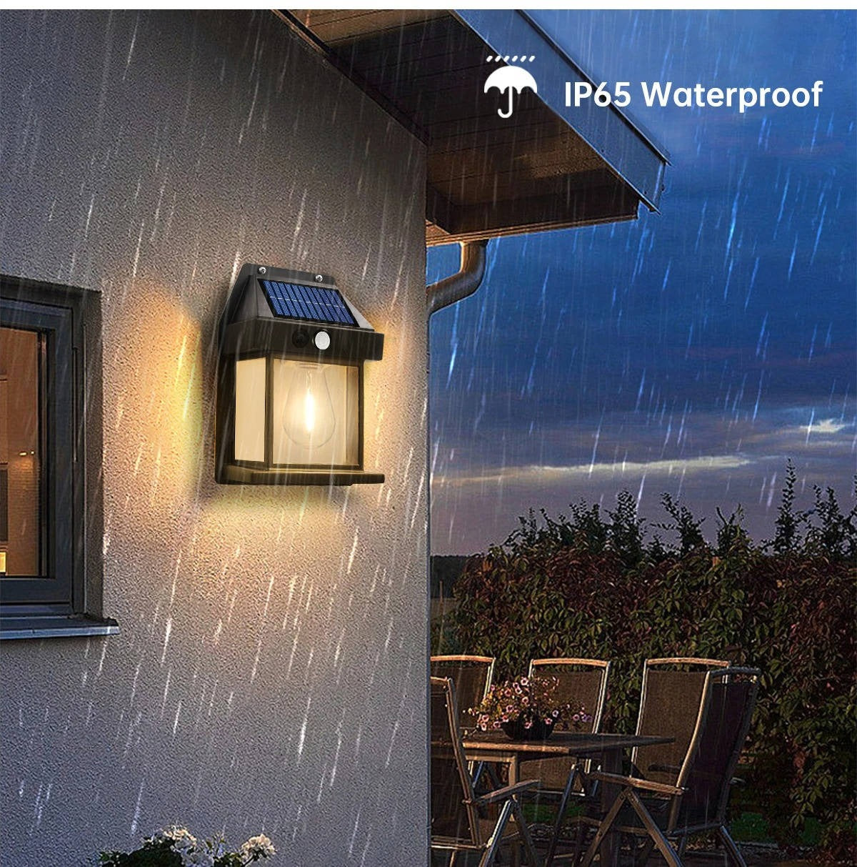 Solar Wall Lights (2-Set) – Brighten Dark Corners Automatically