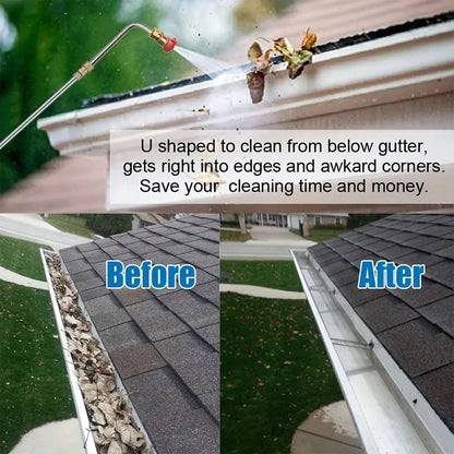 Telescoping Pressure Washer Extension Wand – Tackle the Toughest Spots from the Ground