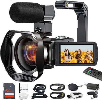 4K WiFi Vlogging Camera – Professional Video, Effortless to Use