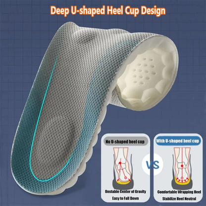 4D Cloud Technology Insoles – Walk on Clouds, All Day Long