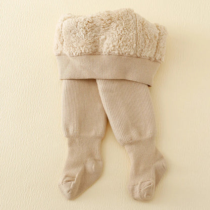Kids Fleece-Lined Winter Leggings – Warm Legs for Cold Days