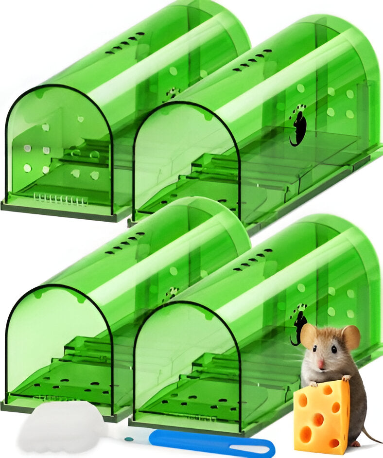 Humane Mouse Traps (4-Pack) – Catch & Release, No Mess, No Guilt