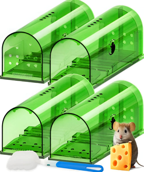 Humane Mouse Traps (4-Pack) – Catch & Release, No Mess, No Guilt