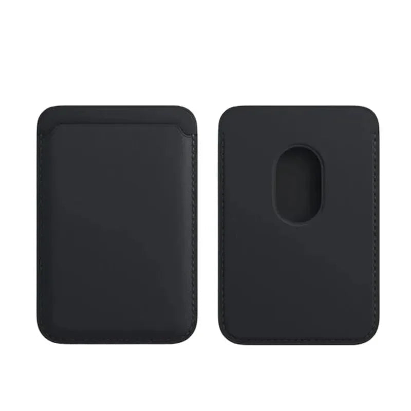 Magnetic Leather Card Wallet for iPhone – Slim, Stylish & Always Ready