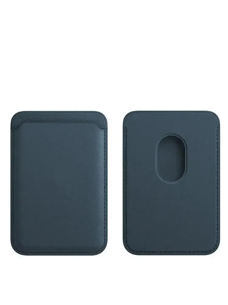 Magnetic Leather Card Wallet for iPhone – Slim, Stylish & Always Ready