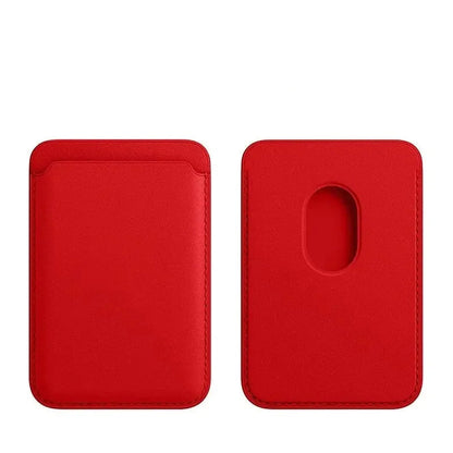 Magnetic Leather Card Wallet for iPhone – Slim, Stylish & Always Ready