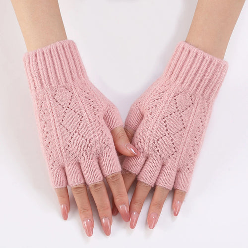 Soft Knit Fingerless Gloves – Cozy Warmth, Full Dexterity