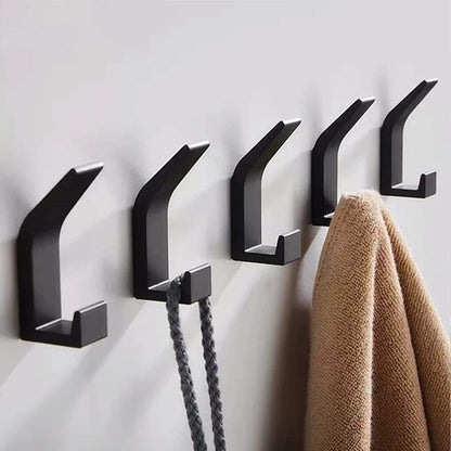 Self-Adhesive Wall Hooks for Coats (5-Pack) – No Drilling, No Damage