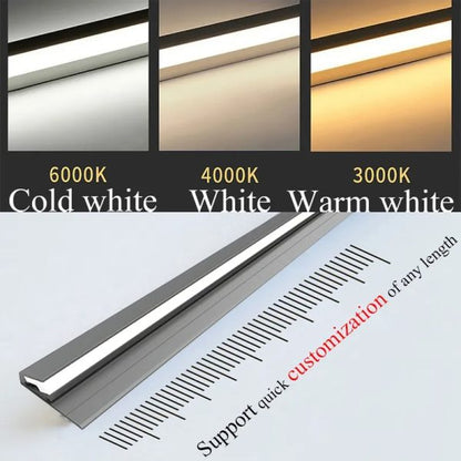 45° LED Under-Cabinet Lighting Bars – Sleek, Hidden Illumination