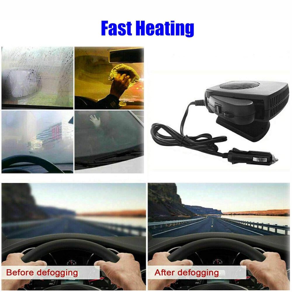12V Ceramic Car Heater Fan – Fast Defrost, Cozy Drive