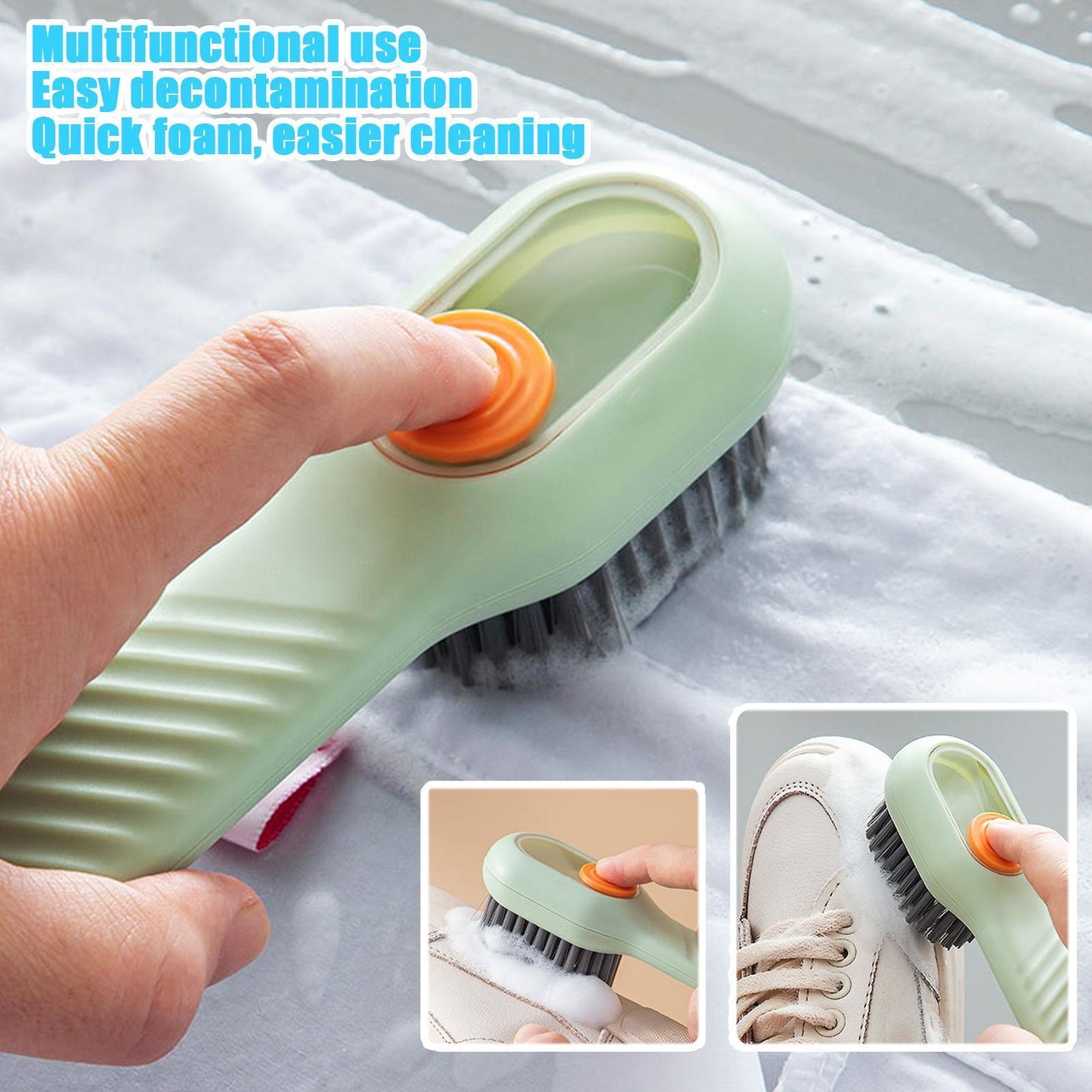 2-Set Shoe Cleaning Brushes – Spotless Shoes, Zero Scrubbing