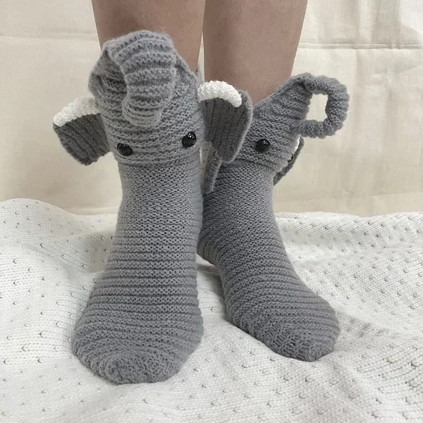 3D Knitted Animal Socks – Fun, Cozy, and Impossible Not to Smile At