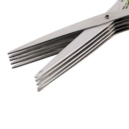 5-Blade Kitchen Herb Scissors – Chop Herbs in Seconds, Not Minutes