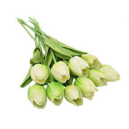 Artificial Tulip Bouquet (10-Pack) – Fresh Color, No Maintenance