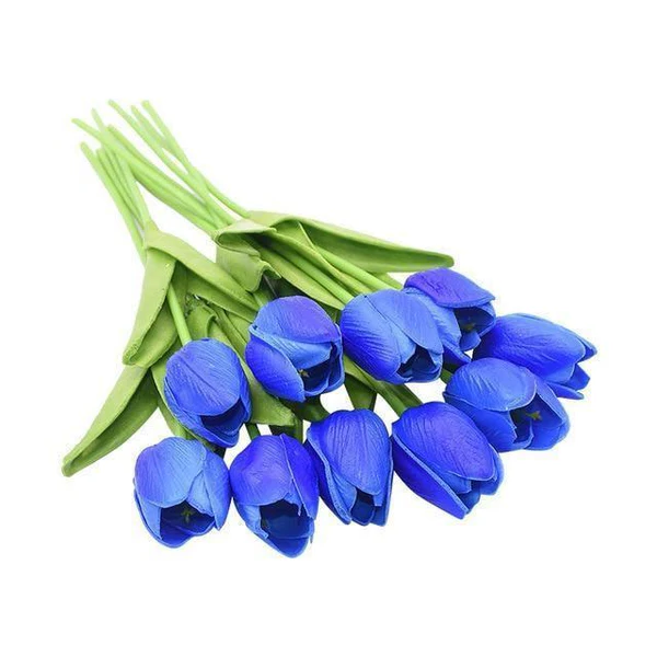 Artificial Tulip Bouquet (10-Pack) – Fresh Color, No Maintenance