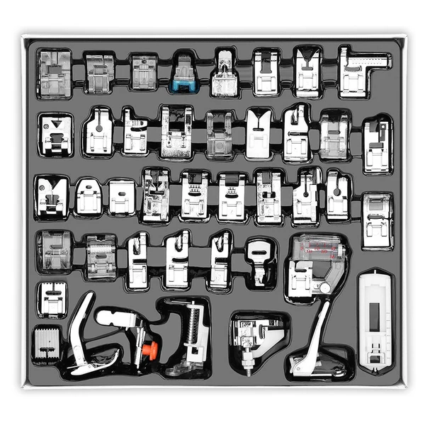 42-Piece Presser Foot Set – Every Sewing Technique, One Box