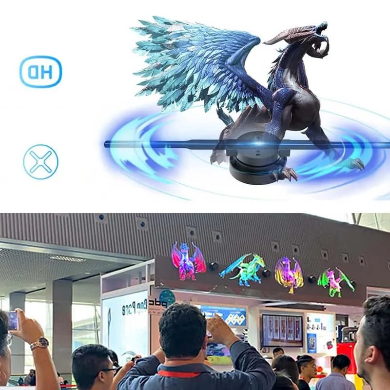 3D Hologram LED Fan Projector – Light Up Your Space Like Never Before