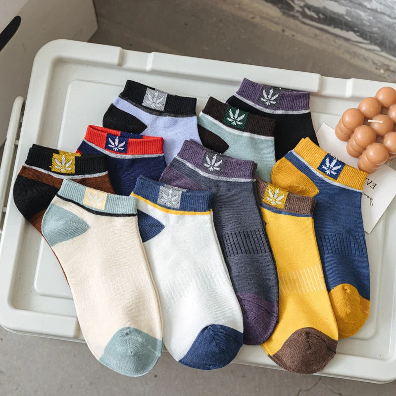 20-Pair Men's Cotton Ankle Socks – All-Day Comfort, Sweat-Wicking Feel