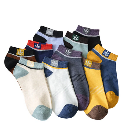 20-Pair Men's Cotton Ankle Socks – All-Day Comfort, Sweat-Wicking Feel