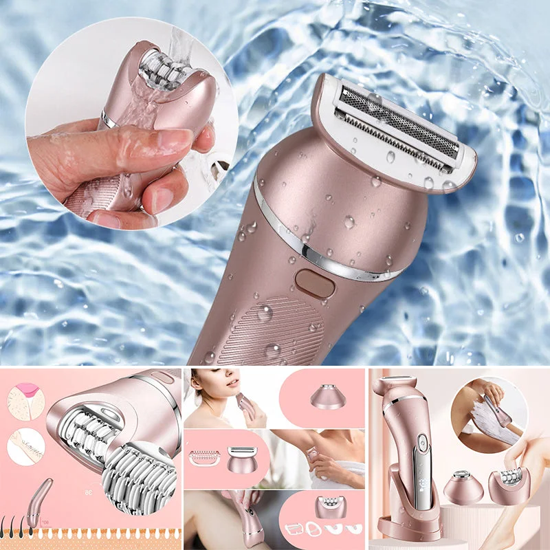 3-in-1 Waterproof Electric Shaver for Women – Smooth Skin, Anytime, Anywhere