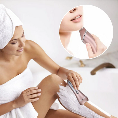 3-in-1 Waterproof Electric Shaver for Women – Smooth Skin, Anytime, Anywhere
