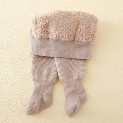 Kids Fleece-Lined Winter Leggings – Warm Legs for Cold Days
