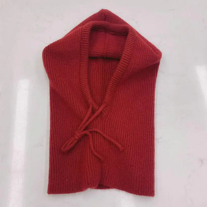 Hooded Knit Balaclava & Neck Warmer – Cashmere-Soft Winter Coverage
