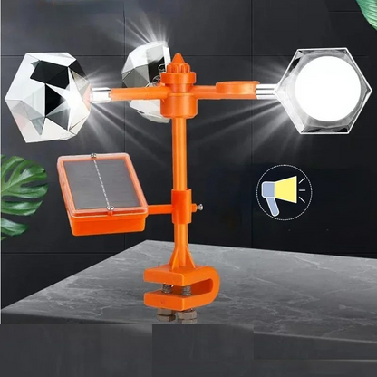 360° Solar Bird Repeller – Protect Your Property, No Chemicals Needed
