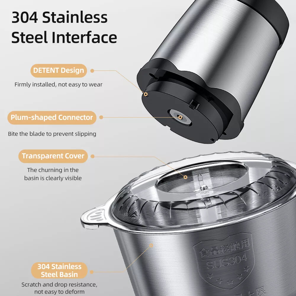 2L Electric Food Chopper – Even Chopping, Zero Mess