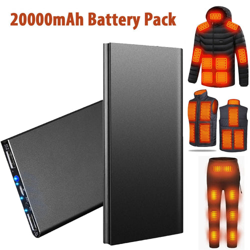Rechargeable Battery Pack for Heated Gear – All-Day Warmth, On Demand