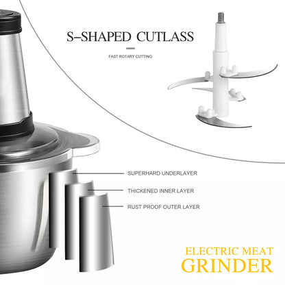 2L Electric Food Chopper – Even Chopping, Zero Mess