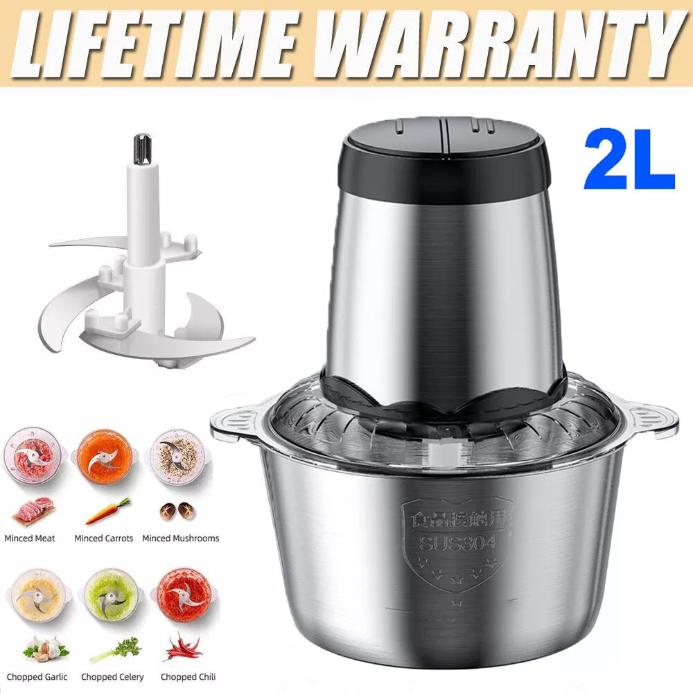 2L Electric Food Chopper – Even Chopping, Zero Mess