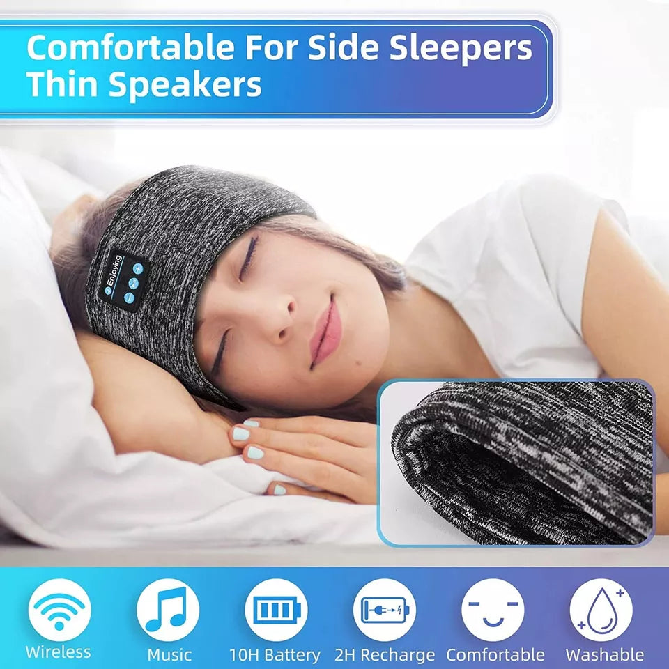 2-in-1 Wireless Sleep Headphones – Comfortable Sound for Bed, Gym & Travel