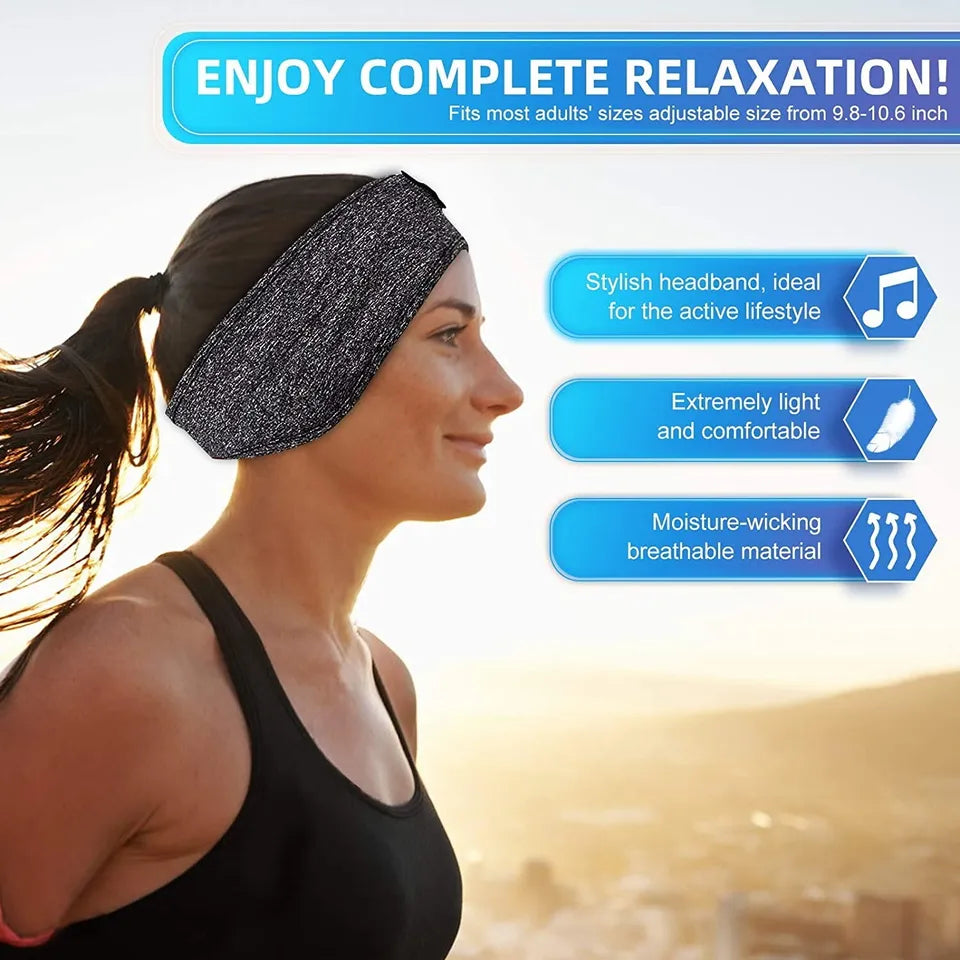 2-in-1 Wireless Sleep Headphones – Comfortable Sound for Bed, Gym & Travel