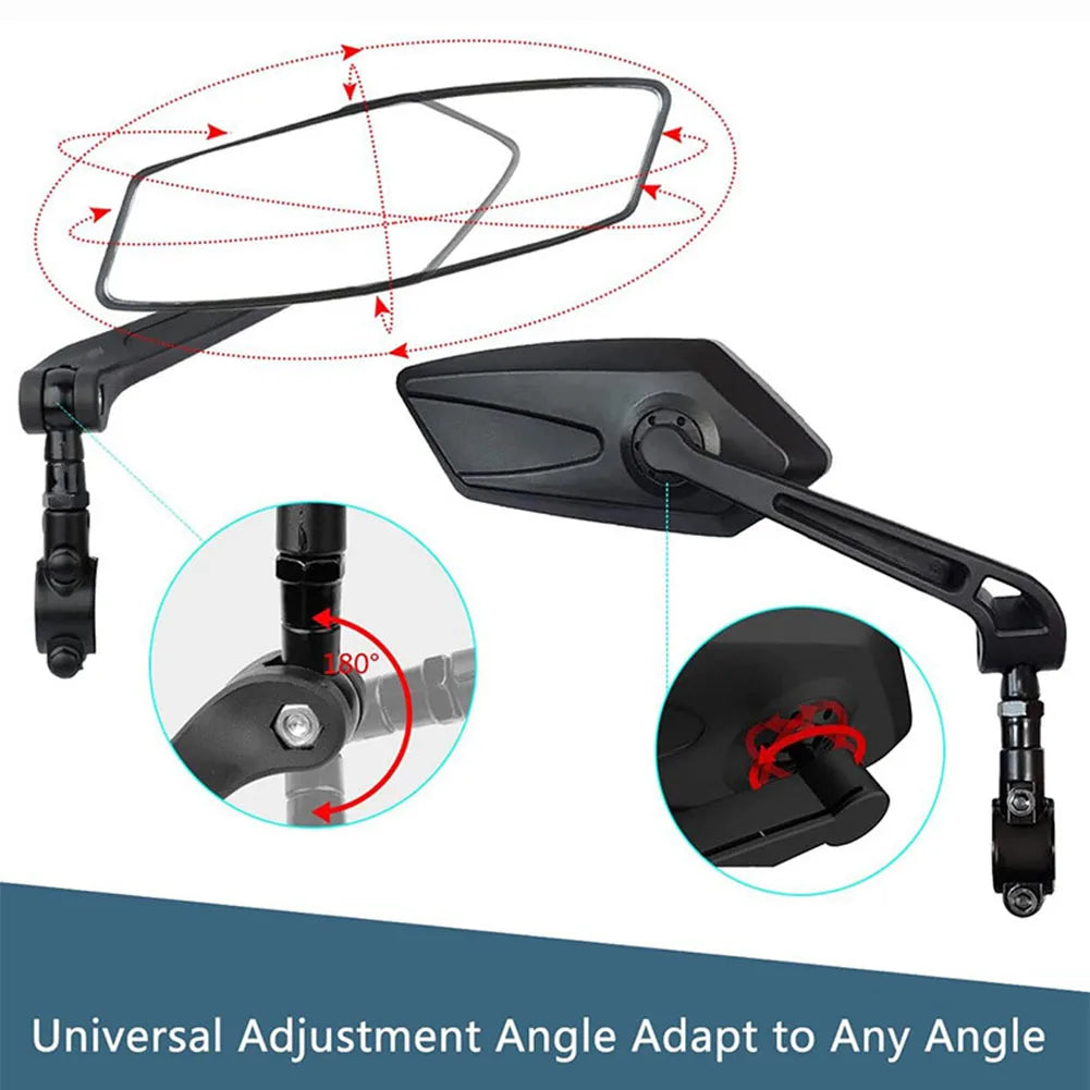 HD Bike Mirrors (2-Pack) – See Every Blind Spot